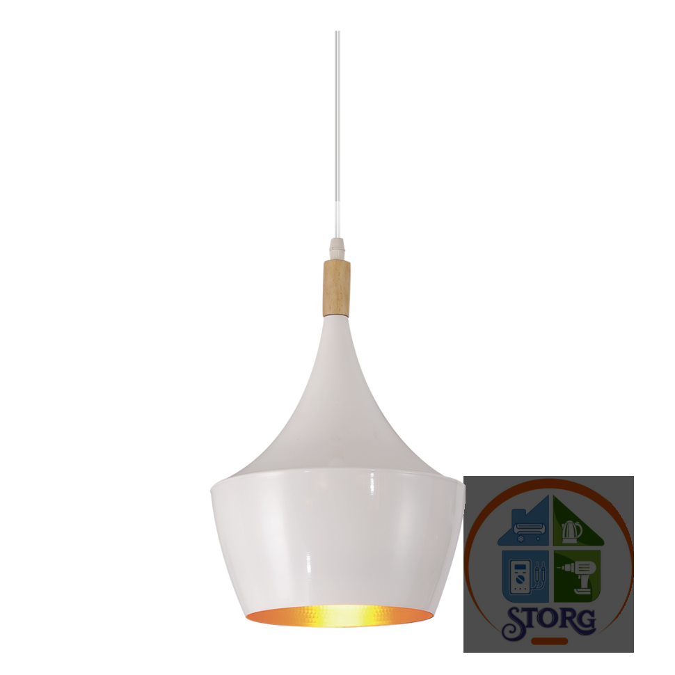 Светильник подвесной RV-CPD638 E27, 240х345мм, белый, REV Ritter