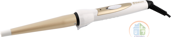 Плойка для завивки волос SAKURA SA-4408W, конус 13-25 мм, 25Вт, керам