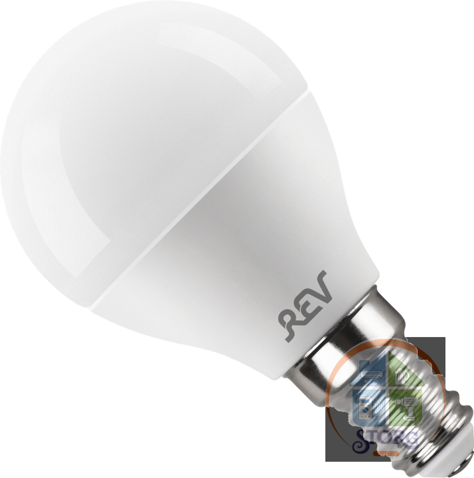 Светодиодная лампа REV LED G45 Е14 11W, 2700K, теплый свет