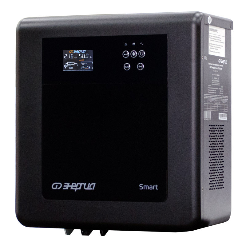 Источник бесперебойного питания Энергия Smart.2 1500W, 140-275 В, чистая синусоида, AGM, GEL, Li Источник бесперебойного питания Энергия Smart.2 1500W, 140-275 В, чистая синусоида, AGM, GEL, Li