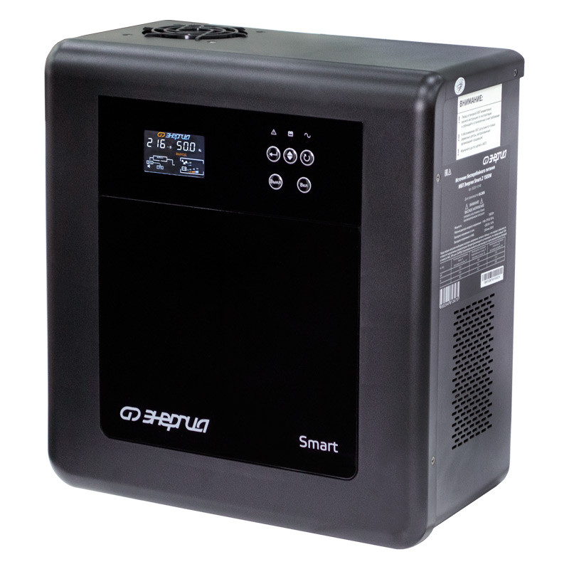 Источник бесперебойного питания Энергия Smart.2 1500W, 140-275 В, чистая синусоида, AGM, GEL, Li Источник бесперебойного питания Энергия Smart.2 1500W, 140-275 В, чистая синусоида, AGM, GEL, Li