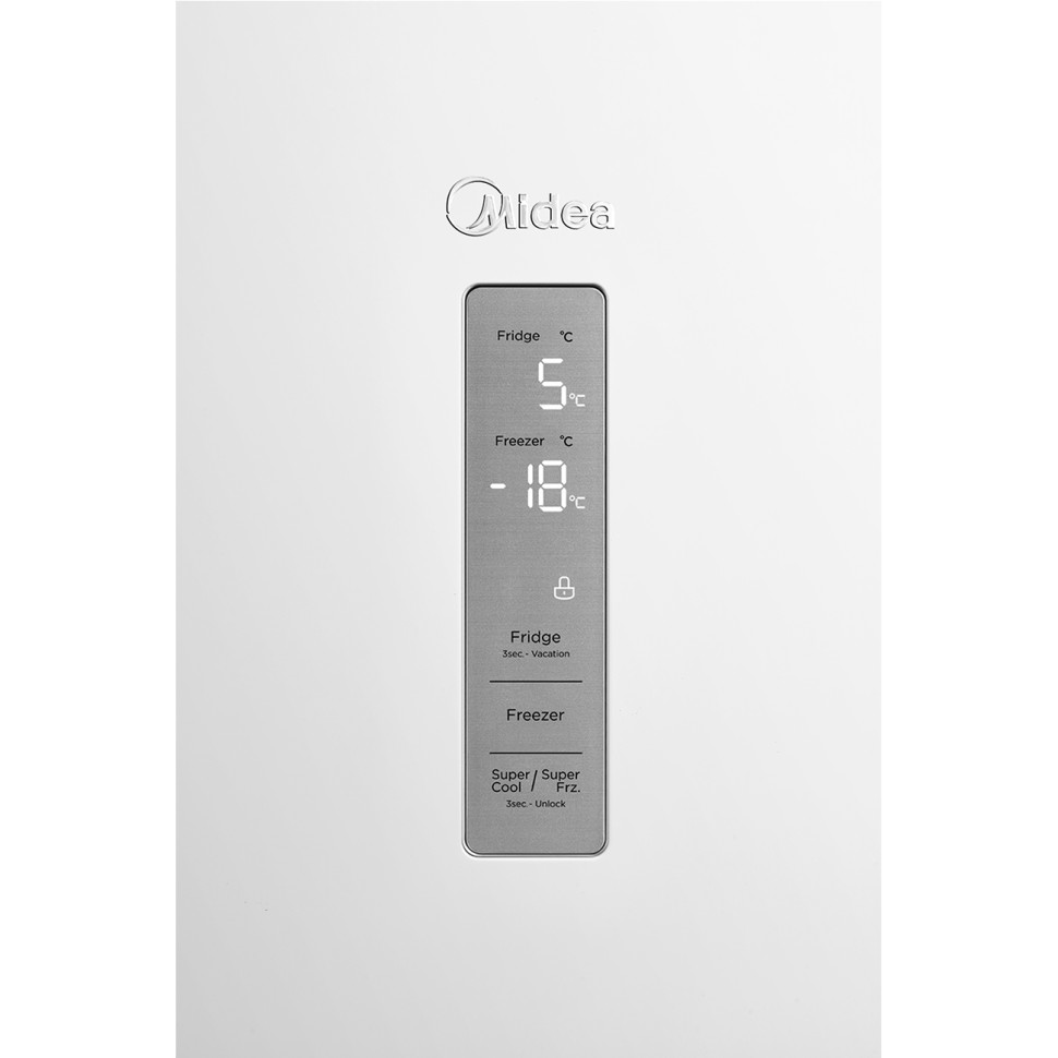 Холодильник Midea MDRB471MGF01O Total No Frost, 185x59.5x66 (ВxШxГ)см , белый