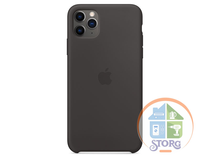 Чехол Silicone Case для iPhone 11 Pro Max (Тёмно-серый) (15)