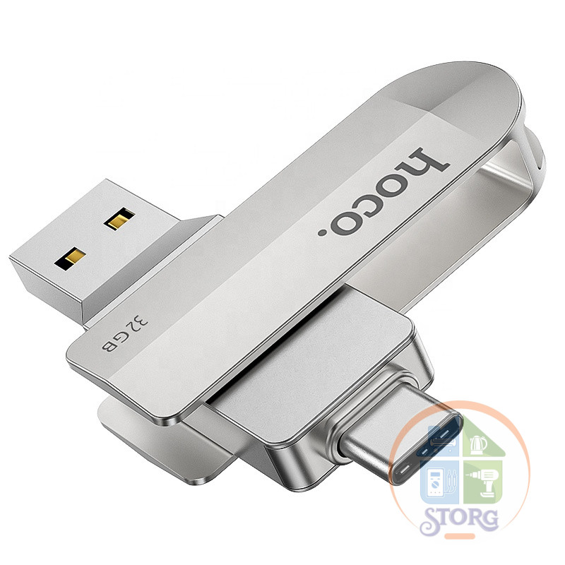 USB Флеш-накопитель Flash Drive HOCO UD10 32G Wise Type-C+USB3.0