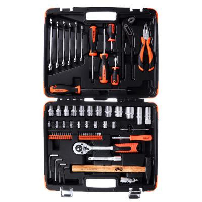 Набор профессионального инструмента ЕРМАК, 66 предметов, 1/4"+1/2"