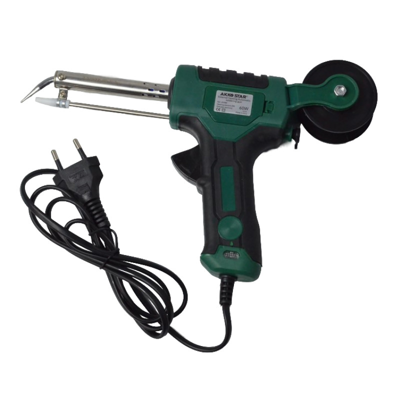 Паяльный пистолет автоматический AKKOSTAR внешний нагрев 60W/220V-240V, 50Hz (долька.20шт)
