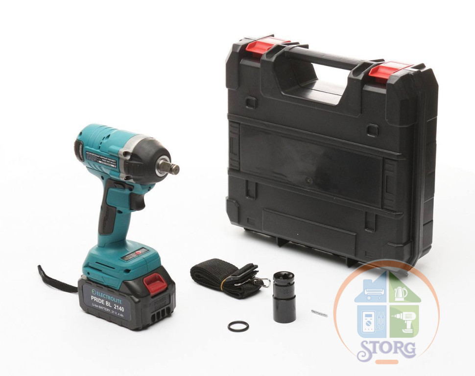 Гайковерт аккумуляторный ударный ELECTROLITE PRIDE BIW 340 21V