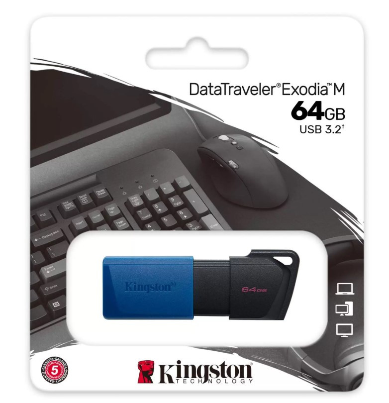USB-флешка Kingston DataTraveler Exodia M (DTXM/64GB) USB3.2 64GB