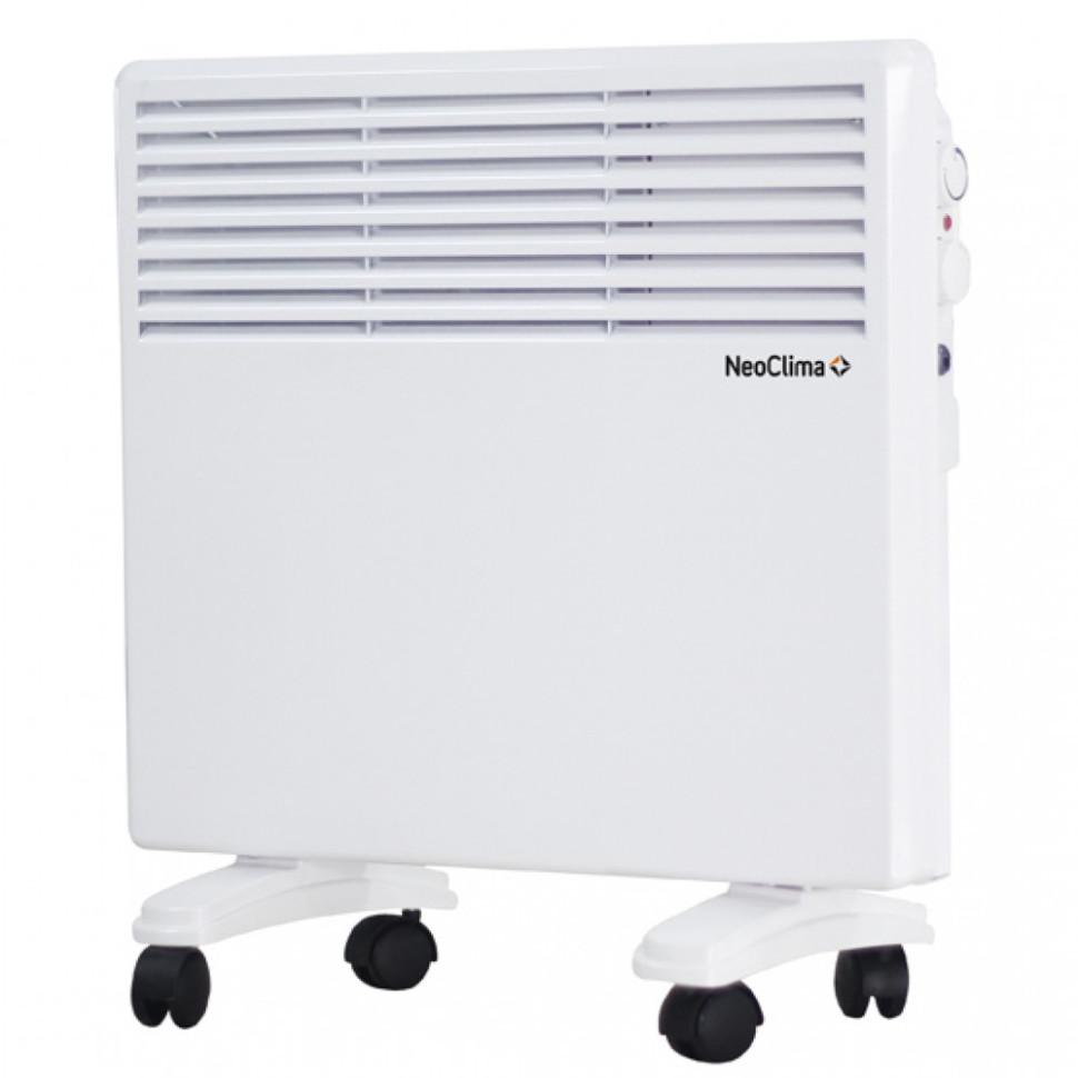 Конвектор электрический Neoclima Intenso 2000 белый, 2000 Вт, 25 м2, термостат