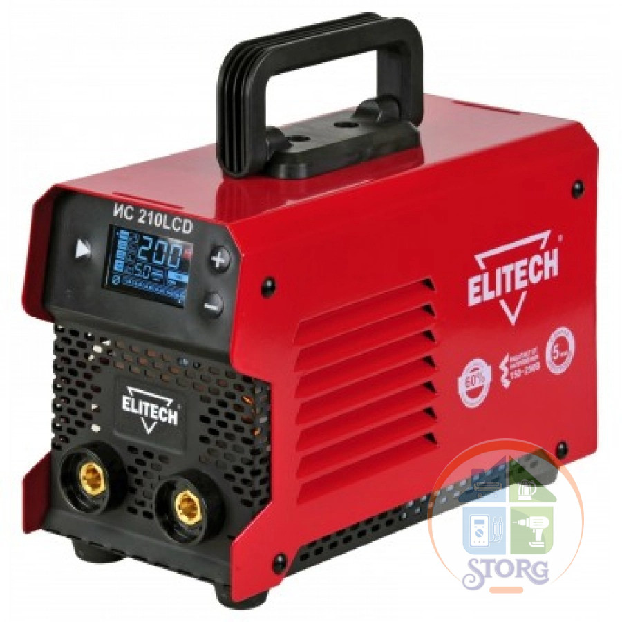 Сварочный инвертор ELITECH ИС 210LCD