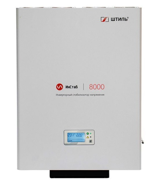 Стабилизатор напряжения инверторный Штиль ИнСтаб IS8000 (7200Вт, 8000ВА, 1-фаз.,220/230В, настенный) Стабилизатор напряжения инверторный Штиль ИнСтаб IS8000 (7200Вт, 8000ВА, 1-фаз.,220/230В, настенный)