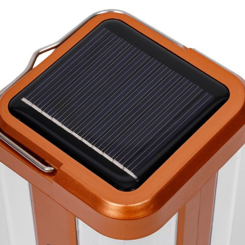Кемпинговый фонарь ИСКРА WD-7977S ORANGE , 2 Режима свечения, Солнечная батарея