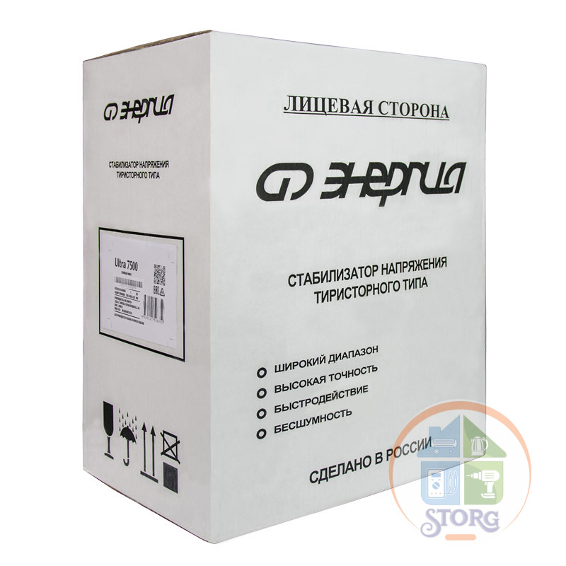 Стабилизатор напряжения тиристорный ЭНЕРГИЯ Ultra 7500 (7500ВА, 138-250В, 3 года гарантия)