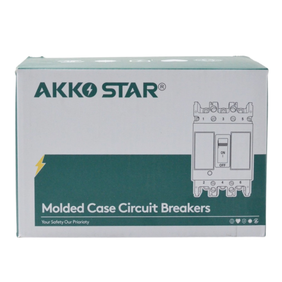 Выключатель автоматический силовой AKKOSTAR HUM1-250L/3300 3P 160A