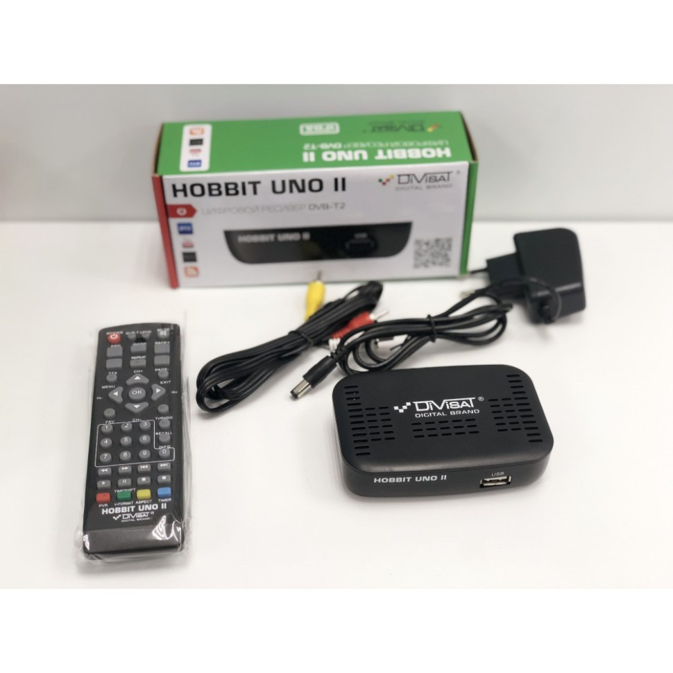 Цифровой ресивер DVB-T2 HOBBIT UNO II :Приемник цифровой эфирный DVB-T2 (40)