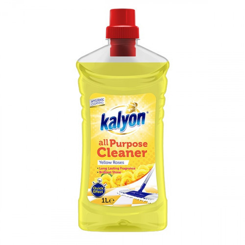 Универсальное средство Kalyon все поверхности и полы YELLOW ROSES 1 л. ( 12шт )