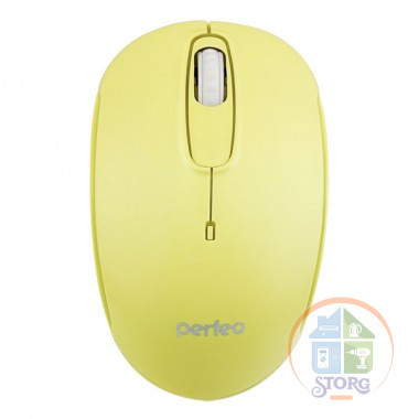 Мышь оптическая беспроводная Perfeo "COMFORT", 3 кн, DPI 1000, USB, "ваниль"
