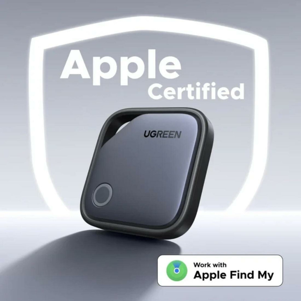 Трекер UGREEN CM816 (45297) Smart Bluetooth Finder Black