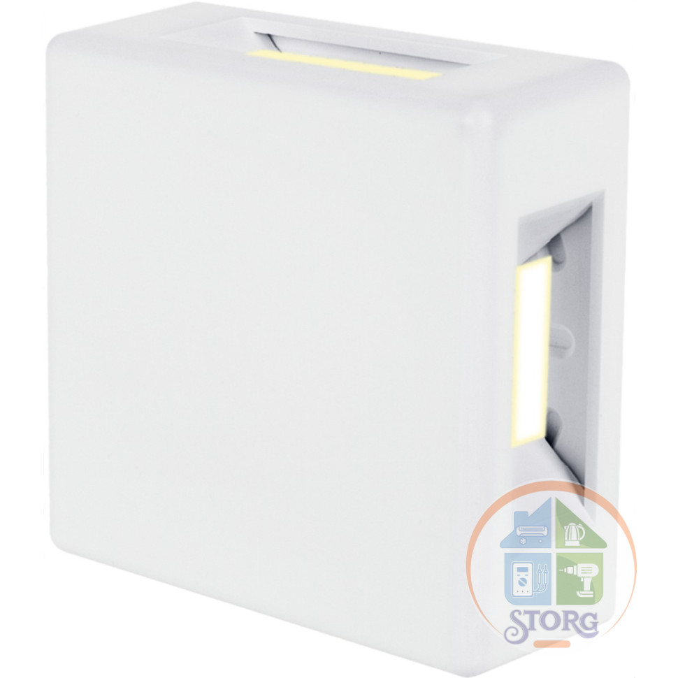 Светильник светодиодный архитектурный NUOVO LED 7W, 3000K, IP54, белый, пластик, duwi