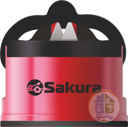 АКЦИЯ! Ножеточка SAKURA SA-6655R с вольфрамовым покрытием, резиновая подложка (присоска)