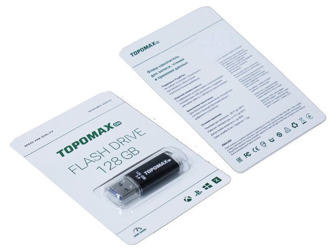 USB-флешка Flash Drive TOPOMAX PK_ROCKETBK 128Gb USB 3.0 Чёрный нс