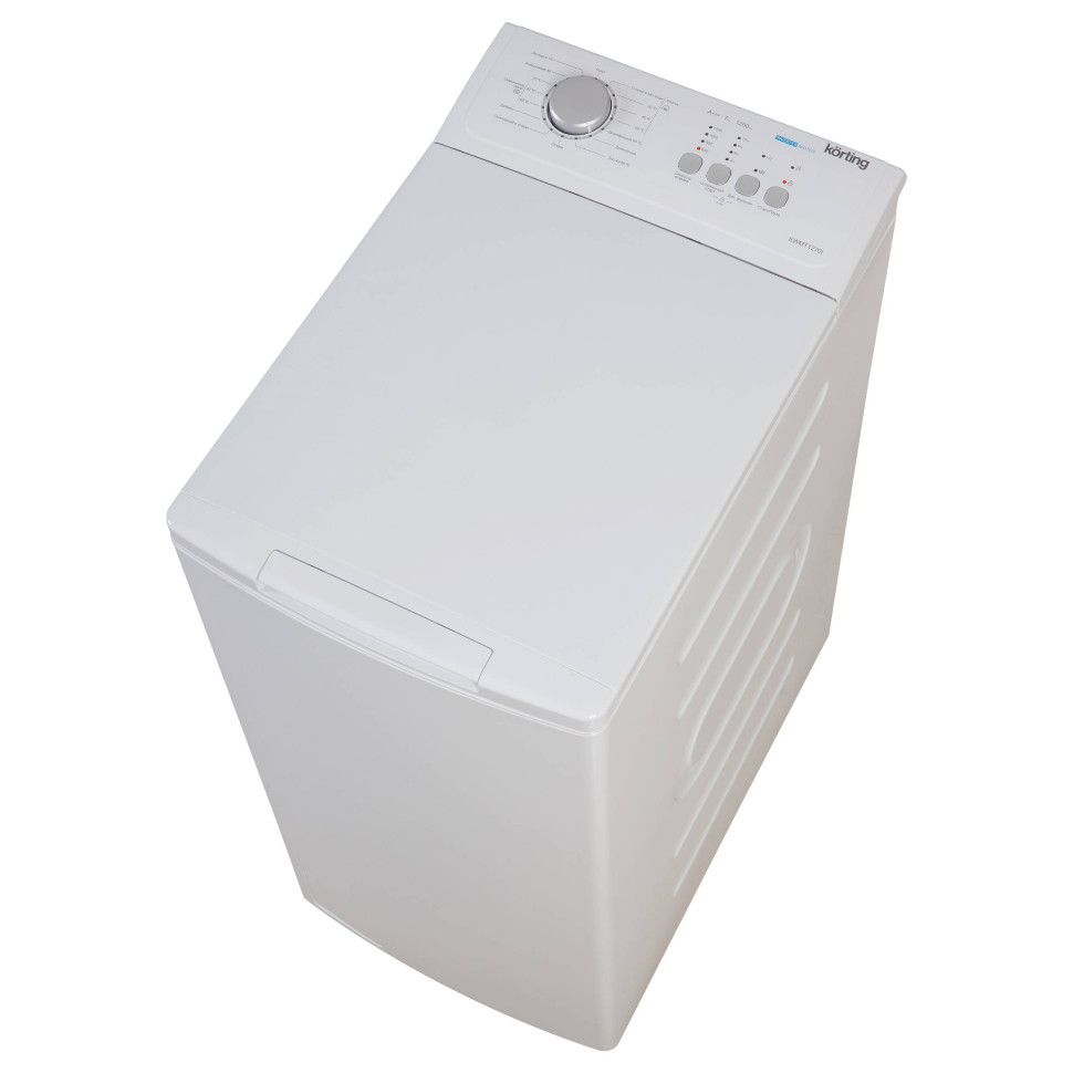 Стиральная машина вертикальная KORTING KWMT 1270 I,  7.5кг, инверт.мотор, 15 реж., A+++, 85х59,5х40
