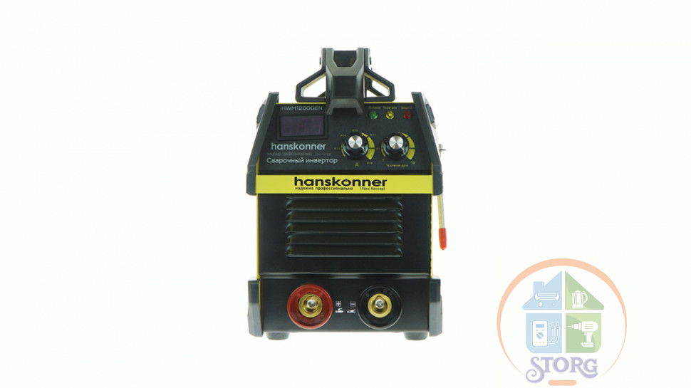 Сварочный инвертор Hanskonner HWM1200GEN, 20-200А, ПВ-80%, напр.160-250 В, работа от генератора