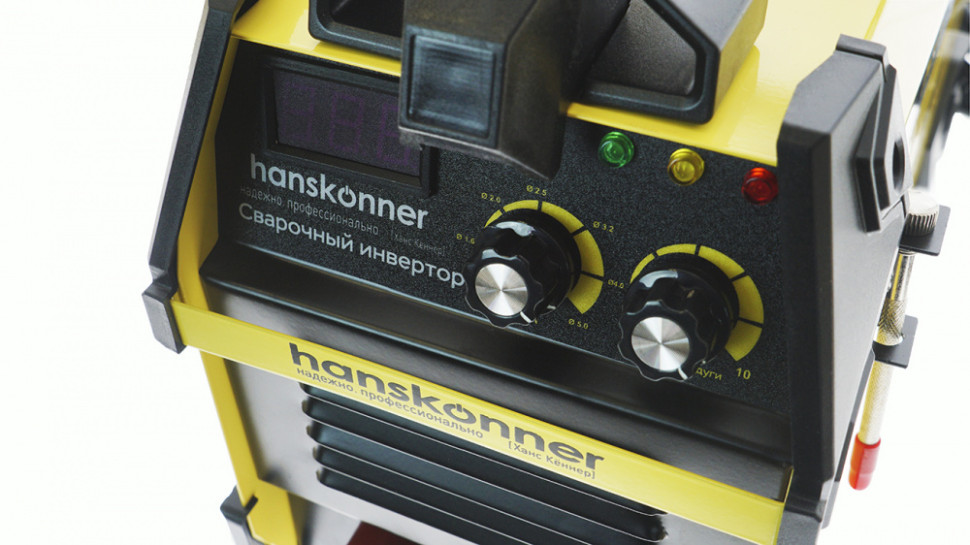 Сварочный инвертор Hanskonner HWM1200GEN, 20-200А, ПВ-80%, напр.160-250 В, работа от генератора