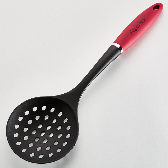 Шумовка "Perfecto" AK-5235Y, 34 см, бордо (72/36)