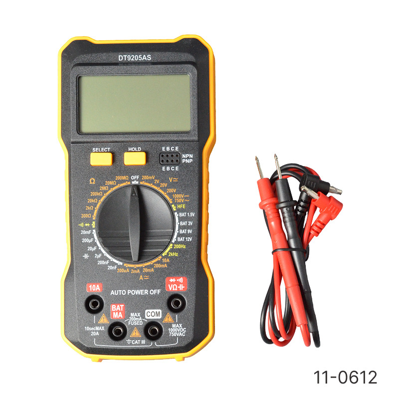 Мультиметр цифровой DT-9205AS