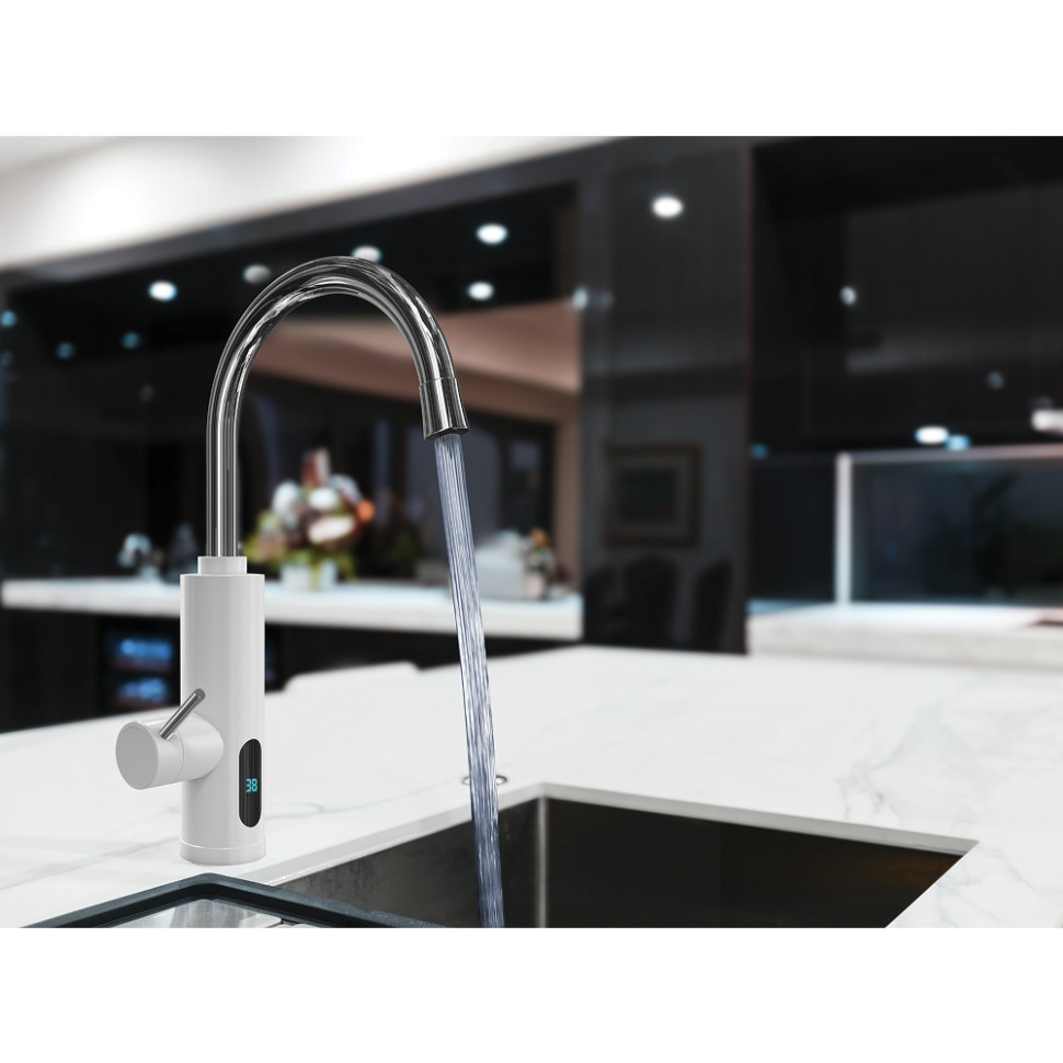 Кран-водонагреватель Electrolux Taptronic НС-1246478, Белый, 3.3кВт, электрический встраиваемый Кран-водонагреватель Electrolux Taptronic НС-1246478, Белый, 3.3кВт, электрический встраиваемый