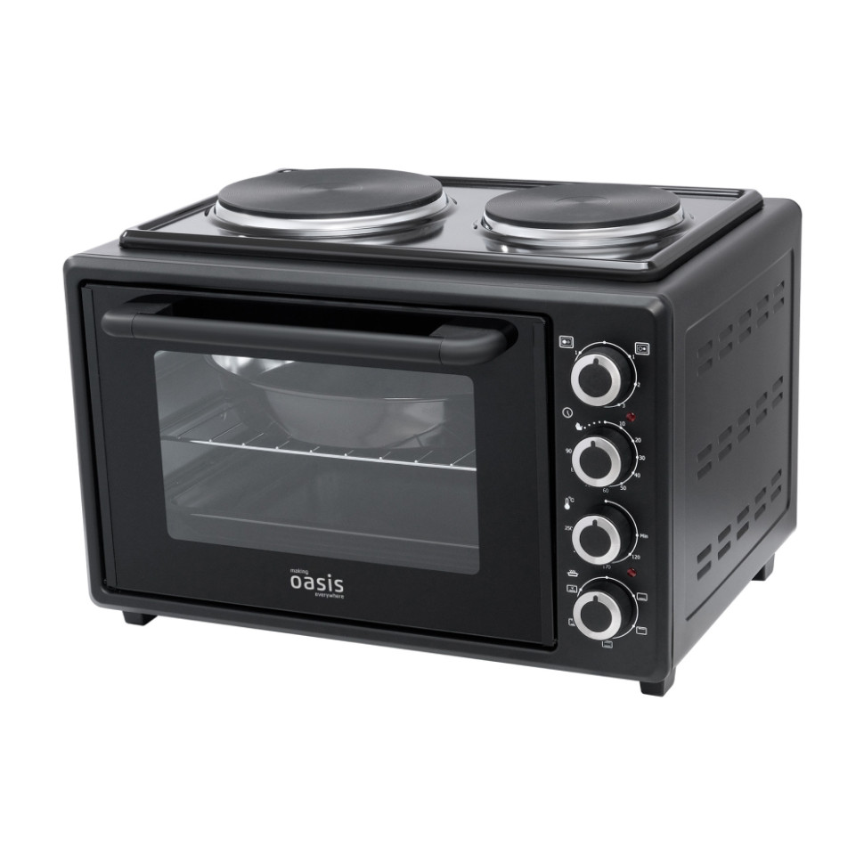Духовой шкаф комбинированный OASIS M-BL40B1 Черный, 2-конф., 40л, 4000Вт, конвекция, 5 реж.) Духовой шкаф комбинированный OASIS M-BL40B1 Черный, 2-конф., 40л, 4000Вт, конвекция, 5 реж.)