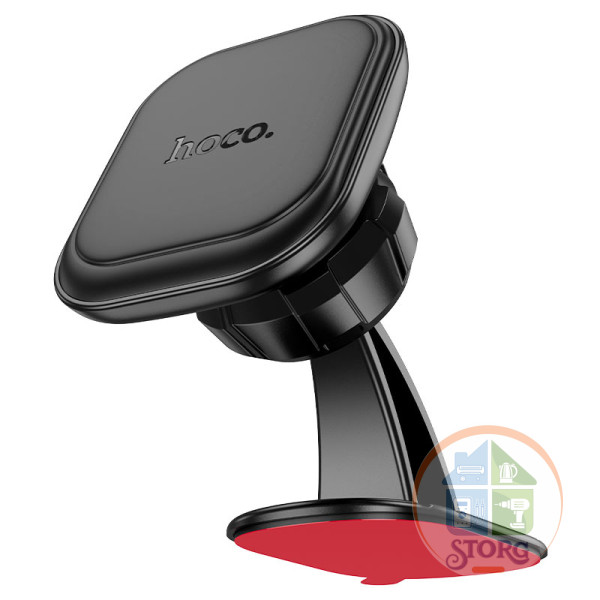 Холдер (автодержатель) HOCO H30 Brilliant magnetic car holder(center console) (черный)