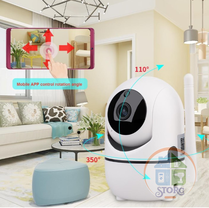 Орбита OT-VNI20 Белая видеокамера IP-WI-FI (1920*1080, 2Mpix, 3,6мм, пластик)