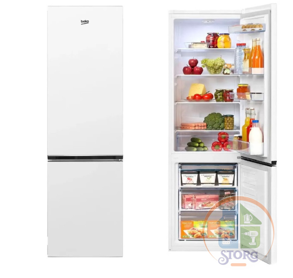 Холодильник Beko B1RCSK312W MIN FROST 184*54*60 см, 310 л
