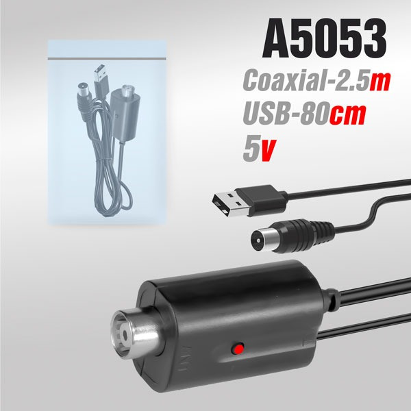 Инжектор питания ANT03 для активных антенн USB-5V  10pcs