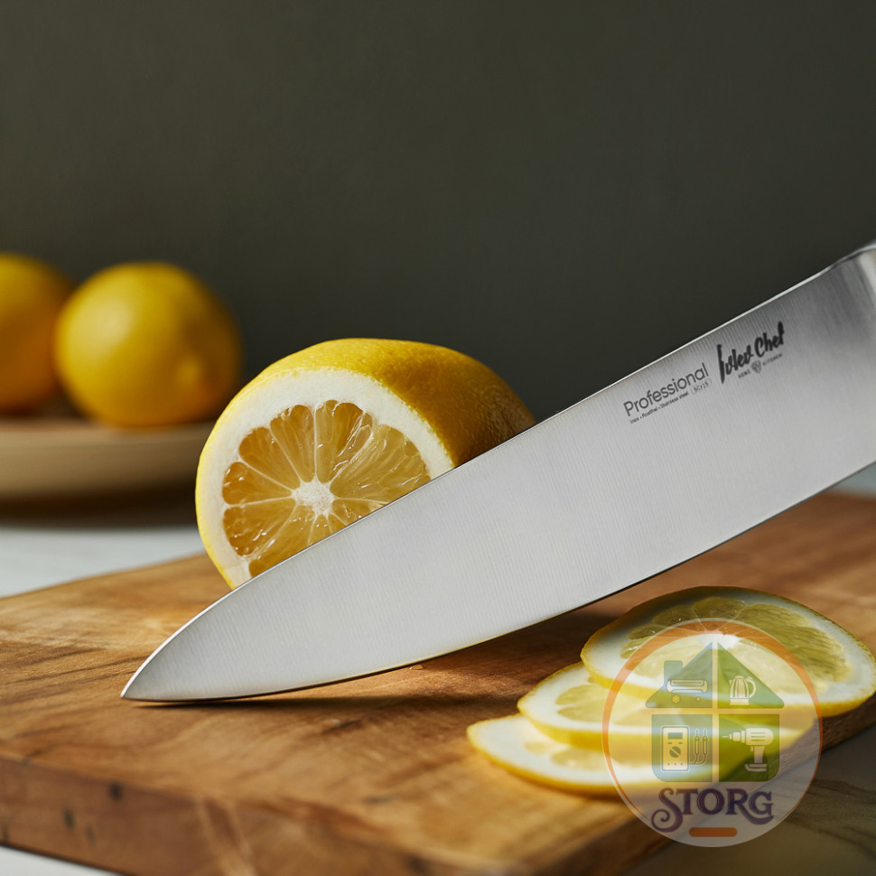 Нож кухонный шеф 20см Ivlev Chef Profi, кованый, нерж.сталь 5Cr15