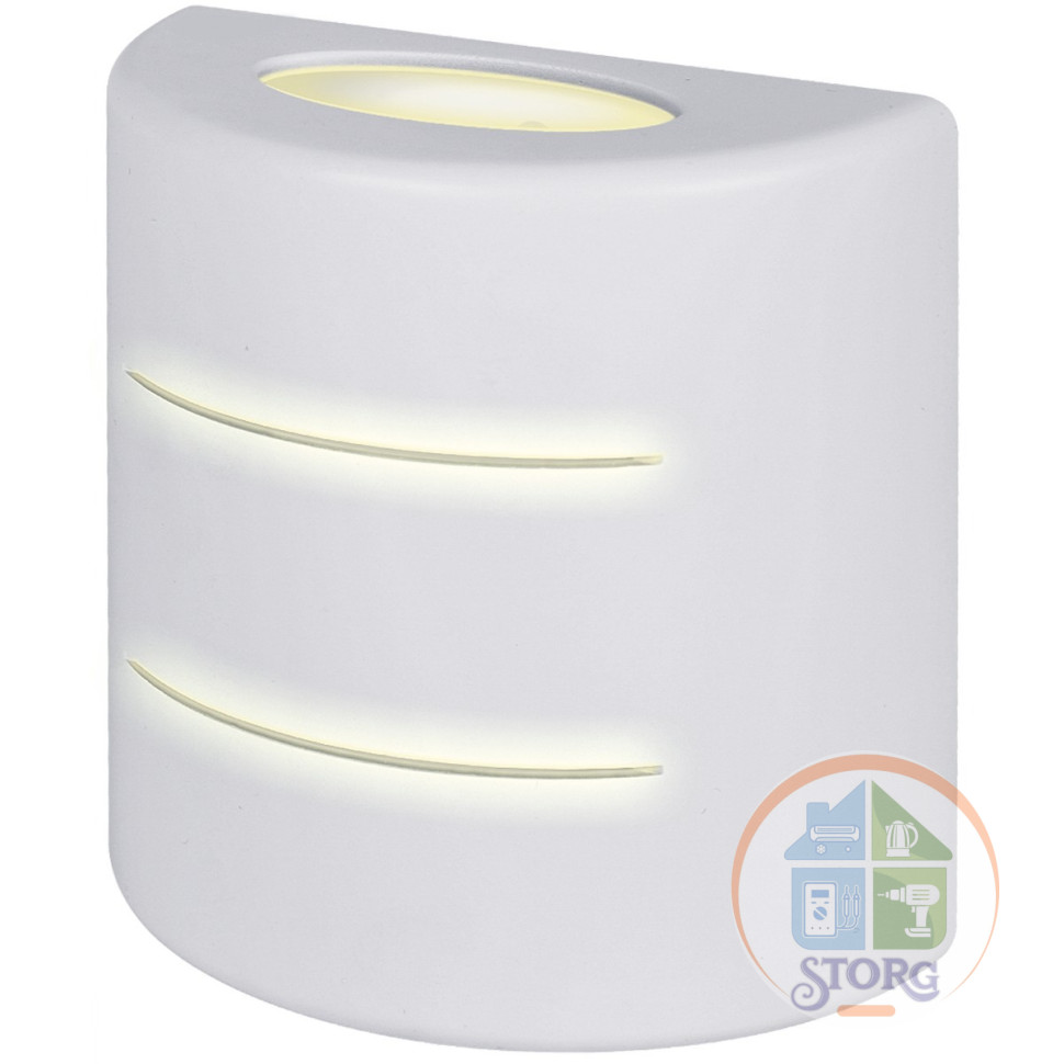 Светильник светодиодный архитектурный NUOVO LED 7W, 3000K, IP54, белый, пластик, duwi