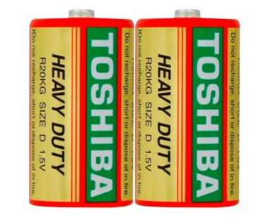 Элемент питания TOSHIBA R20/2BL