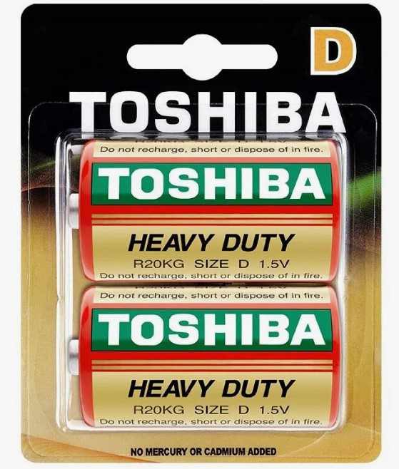 Элемент питания TOSHIBA R20/2BL Элемент питания TOSHIBA R20/2BL