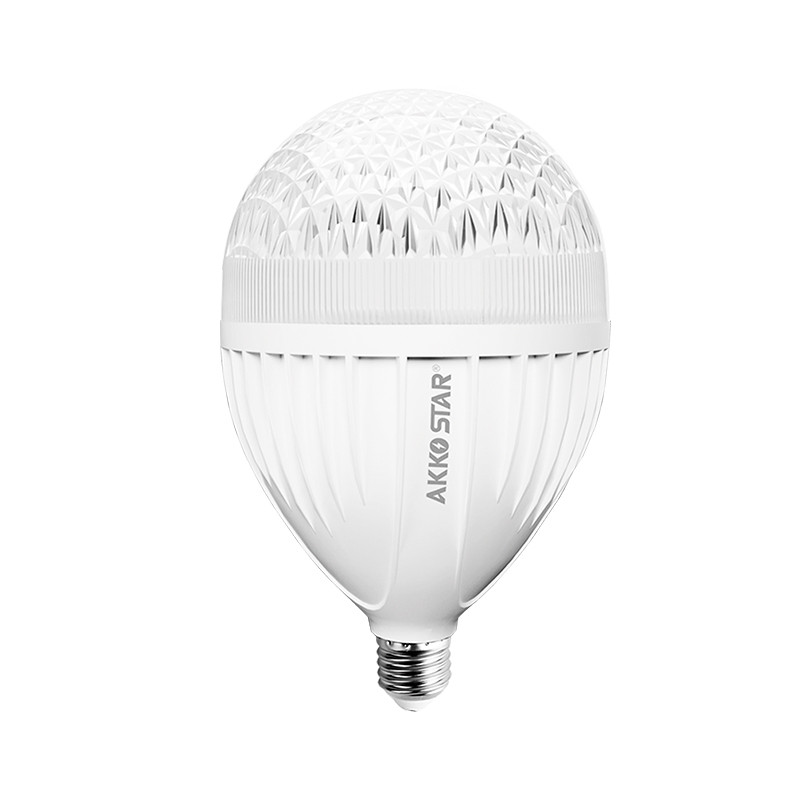 Светодиодная лампа AKKOSTAR E27-40W/4400lum хрустальная (6500K) 100х168мм