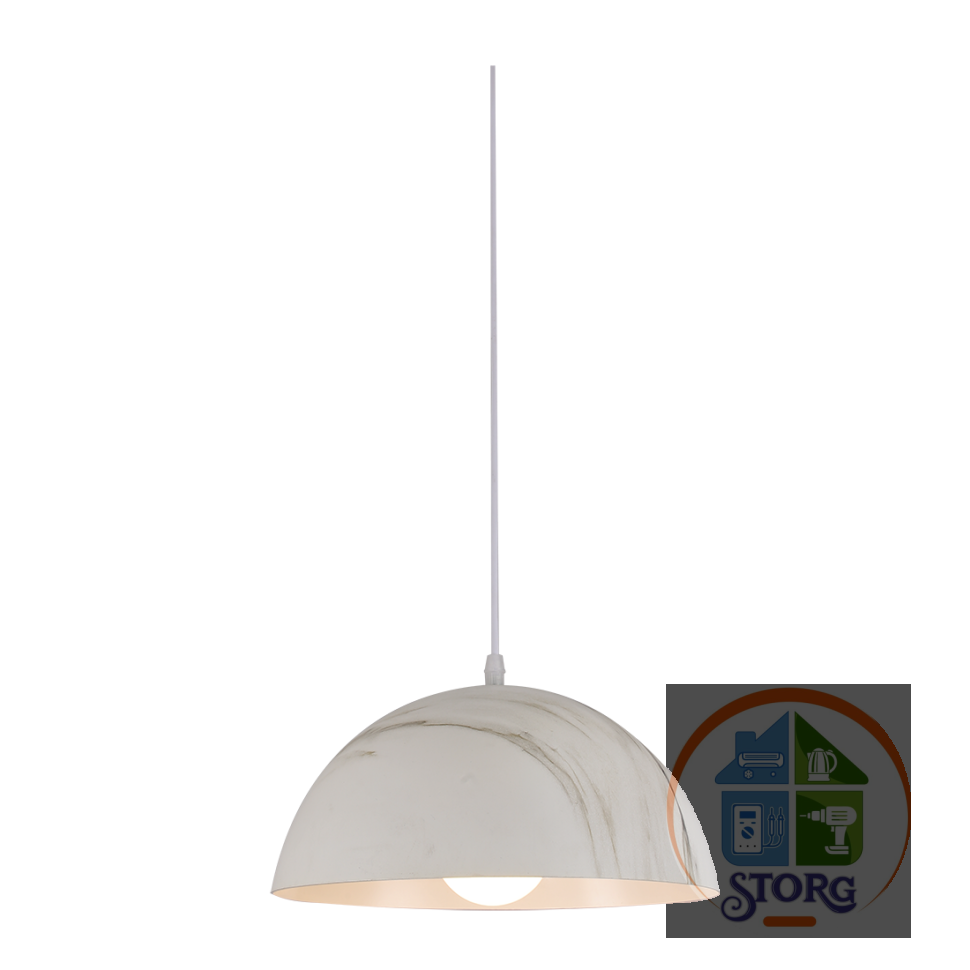 Светильник подвесной RV-CPD696 E27, ф300х150мм, мрамор, REV Ritter