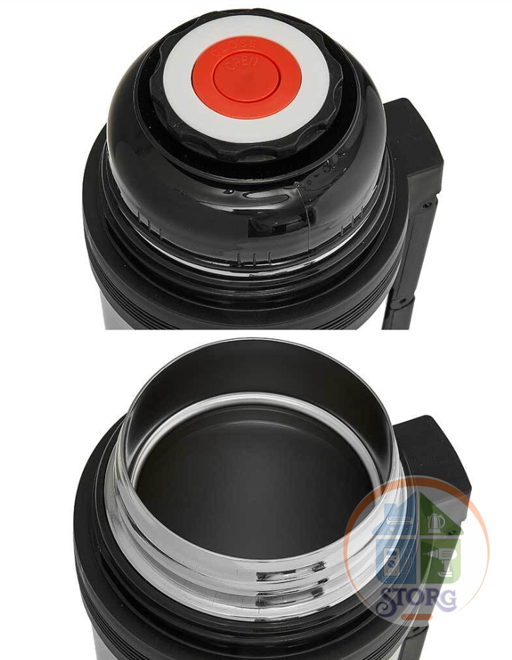 АКЦИЯ ! Термос WEВBER SST-1500P (Металлик; 1500мл; Корпус из нерж.стали; Широкая горловина)