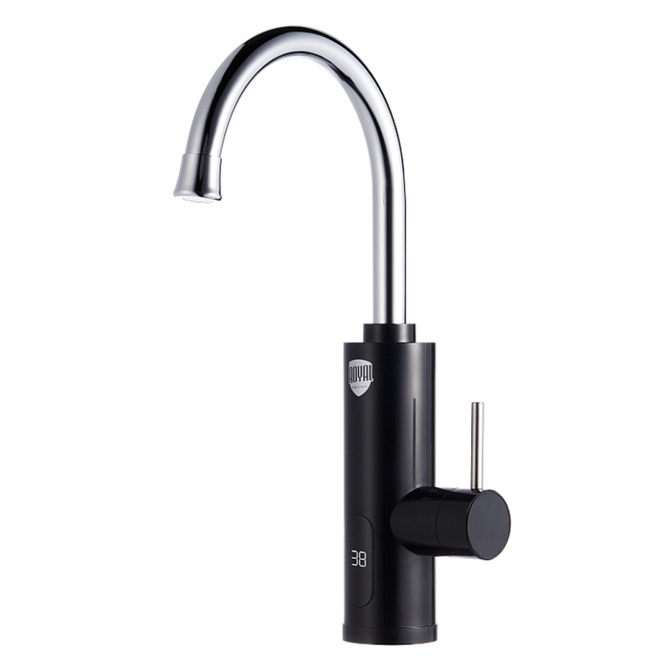 Кран-водонагреватель проточный Royal Thermo QuickTap Черный, 3.3кВт, защита от перегрева Кран-водонагреватель проточный Royal Thermo QuickTap Черный, 3.3кВт, защита от перегрева