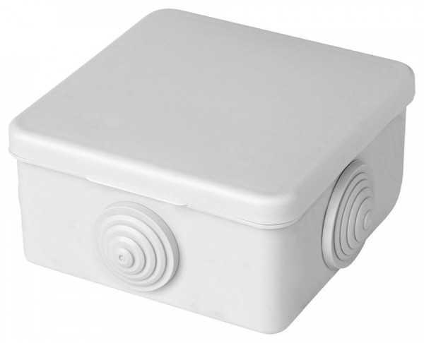 Коробка распаячная REXANT ОУ, 65x65x50, IP54 (УПрк 65*65/45.2.3), 28-3055