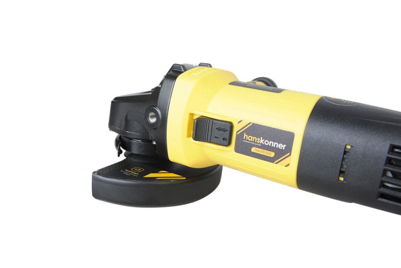 Машина угловая шлифовальная Hanskonner PLATINUM HAG15125E, 125мм, 1500Вт, 3000-11000об/мин, конст эл-ка, черт