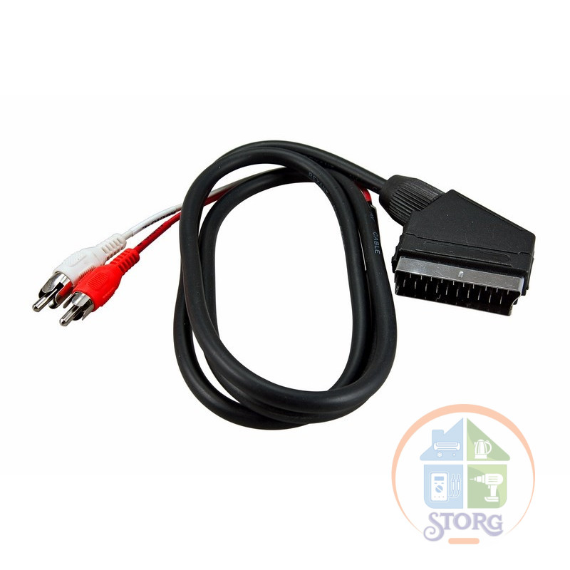 SCART на 2 RCA