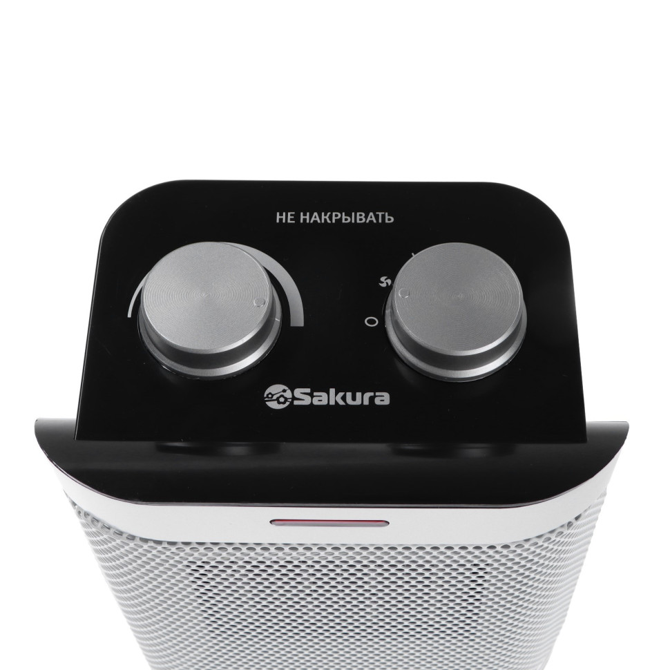 Тепловентилятор SAKURA SA-0557, 1500 Вт, керамический, 3 режима, напольный/настольный