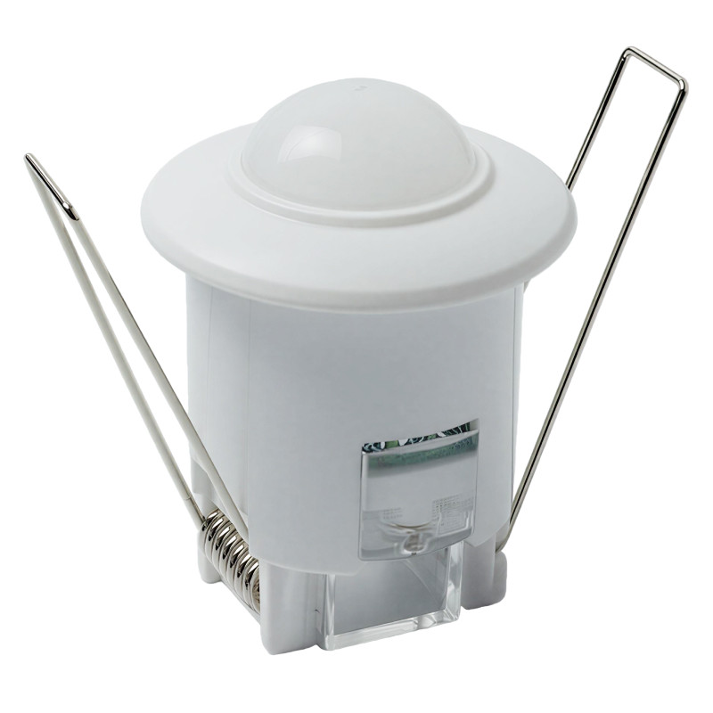 Датчик движения AVEL встраиваемый ультра 800W 360 радиус:8м (AL-05) IP20 белый O40х50мм