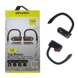 Беспроводной наушник Awei  T2 Sport с bluetooth гарнитурой (black)